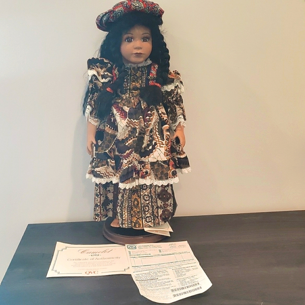 QVC Collectable Odette 20-inch Porcelain Camelot Doll